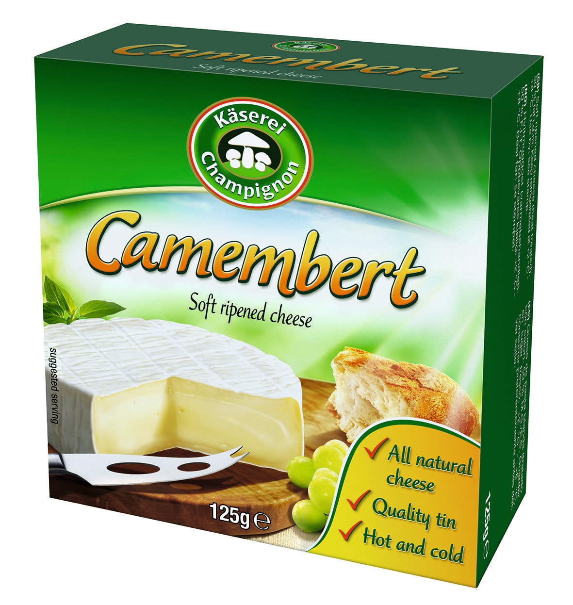 Champignon Camembert in Tin — the Cheese the Company Is Named For